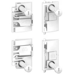 SCHNEIDER Pragma - Charnières - 2 Pour Coffr. 13/18 Mod. + 2 Pour Coffr. 24 Mod. (PRA90043)