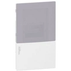 SCHNEIDER Pragma - Mini Coffret Encastré - 1x4 Mod. - Portillon Transp. - Bornier Terre (MIP21104T)