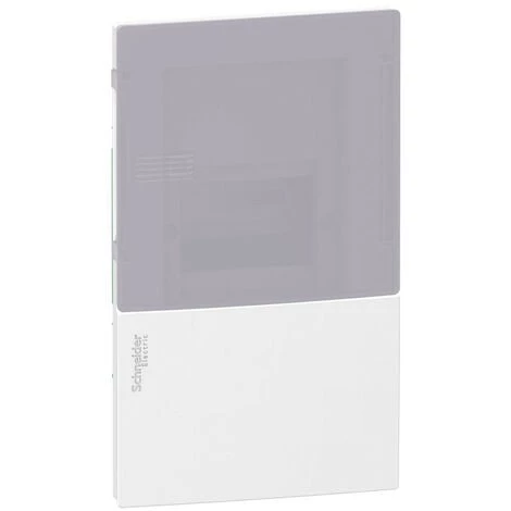 SCHNEIDER Pragma - Mini Coffret Encastré - 1x4 Mod. - Portillon Transp. - Bornier Terre (MIP21104T) 3 SCHNEIDER Pragma - Mini Coffret Encastré - 1x4 Mod. - Portillon Transp. - Bornier Terre (MIP21104T)