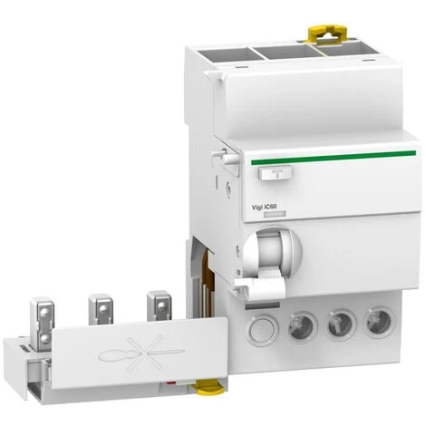 SCHNEIDER Acti9 Vigi IC60 - Bloc Différentiel - 3P - 25A - 30mA - Type AC - 230V (A9Q81325) 3 SCHNEIDER Acti9 Vigi IC60 - Bloc Différentiel - 3P - 25A - 30mA - Type AC - 230V (A9Q81325)