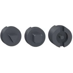 SCHNEIDER Pragma - Serrure à Came Mâle/triangle Mâle 7mm - Double Barre 3mm (PRA90056)