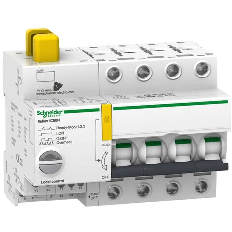 SCHNEIDER Acti9, Reflex IC60N Disjonct. à Commande Intégrée Interface Ti24 25A 4P Courbe B (A9C61425) 3 SCHNEIDER Acti9, Reflex IC60N Disjonct. à Commande Intégrée Interface Ti24 25A 4P Courbe B (A9C61425)