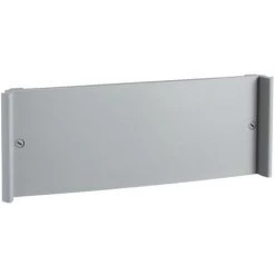 SCHNEIDER Pragma, Plastron Plein Gris Pour Coffret 18 Modules (PRA90017G)