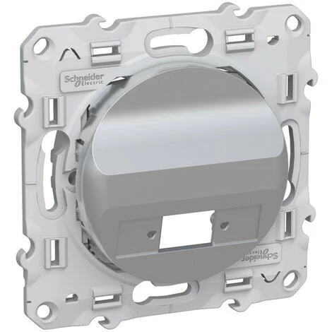 SCHNEIDER Odace Alu, Prise Optique 1 Sortie, à Compléter Avec Une Traversée VDIB6072001 (S530404) 3 SCHNEIDER Odace Alu, Prise Optique 1 Sortie, à Compléter Avec Une Traversée VDIB6072001 (S530404)
