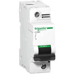 SCHNEIDER Disjoncteur C120H 1P 63 A, Courbe C, 15 KA (A9N18445)