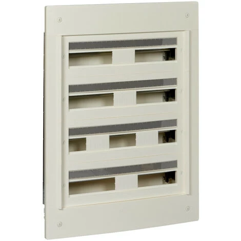 SCHNEIDER Pragma - Coffret Encastré 4 Rangées 24 Modules - 160A - Sans Porte - Blanc (PRA22424W) 3 SCHNEIDER Pragma - Coffret Encastré 4 Rangées 24 Modules - 160A - Sans Porte - Blanc (PRA22424W)