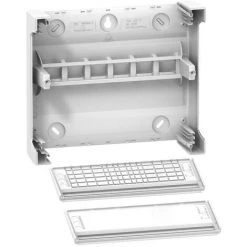 SCHNEIDER Pragma - Mini Plaque Passe Câbles Amovible Pr Coffret Saillie 6 Mod. - Lot De 3 (MIP99030)