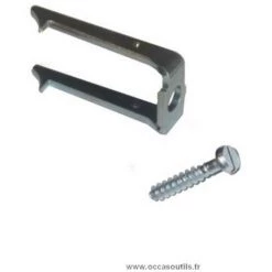 Schneider ALVAIS ALB82025 - Boîte De 20 Griffes + 20 Vis - GRIS