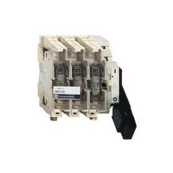 Schneider ELECTRIC Telemecanique GS1 JD3 - BLOC DE BASE INTERRUPTEURSECTIONNEUR FUSIBLE GS1 3P 3 F NFC 100 A - BLANC