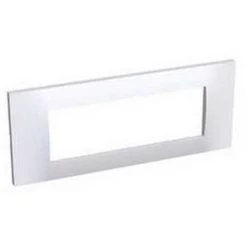 Schneider ALB45656 - Altira - Plaque Blanc 9010 - 3 Postes - Horizontal - Entraxe 45mm - Blanc