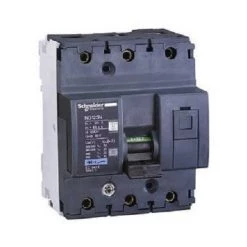 Schneider 18643 Disjoncteur MODULAIRE MULTI 9 NG125N 3 PÔLES 100 A COURBE C - BLANC