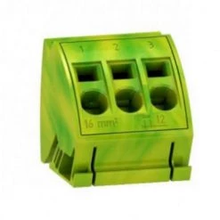 Merlin Gerin / Schneider 04215 - 4 BLOCS DE TERRE à ENFICHAGE DIRECT 3 X 16 MM²