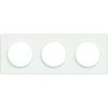 SCHNEIDER Plaque De Finition 3 Postes Horizontal/vertical Blanc Odace -SCHNEIDER Soldes 40402021 1