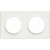 SCHNEIDER Plaque De Finition 2 Postes Horizontal/vertical Blanc Odace -SCHNEIDER Soldes 40542337 1