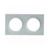SCHNEIDER Plaque De Finition 2 Postes Entraxe 71mm Gris Odace 2 SCHNEIDER Plaque De Finition 2 Postes Entraxe 71mm Gris Odace -SCHNEIDER Soldes 40744892 1