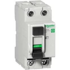SCHNEIDER Multi9 - Interrupteur Différentiel GFP - 2P - 25A 26mA - Type Asi - 480Y/277V (M9R41225)