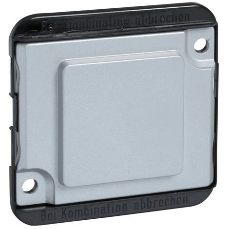 SCHNEIDER Plaque Obturatrice, Aluminium Anti-vandalisme Avec Enjoliveur (MTN392360) 3 SCHNEIDER Plaque Obturatrice, Aluminium Anti-vandalisme Avec Enjoliveur (MTN392360)