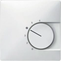 SCHNEIDER Enjoliveur Artec Pour Thermostat à Contacteur Inverseur, Blanc (MTN537419)