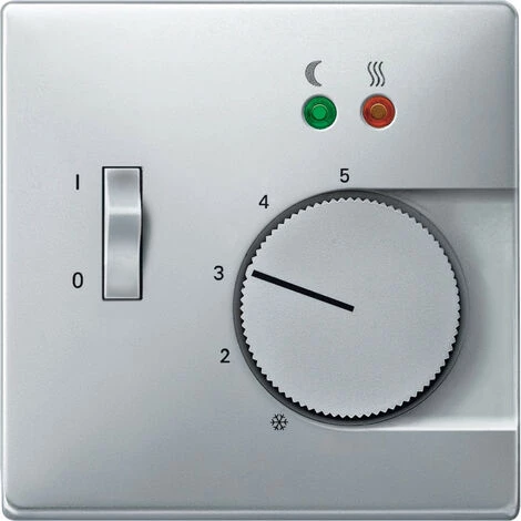 SCHNEIDER Merten Artec - Enjoliveur Pour Thermostat De Chauffage Par Le Sol - Aluminium (MTN537560) 3 SCHNEIDER Merten Artec - Enjoliveur Pour Thermostat De Chauffage Par Le Sol - Aluminium (MTN537560)