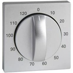 SCHNEIDER Enjoliveur M-Plan Pour Mécanisme De Minuterie 120 Min, Aluminium (MTN539260)