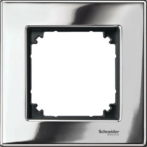 SCHNEIDER System M - Plaque Sple Plan Metal Chr Bri (MTN403139) 3 SCHNEIDER System M - Plaque Sple Plan Metal Chr Bri (MTN403139)
