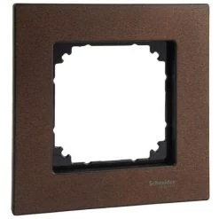 SCHNEIDER System M - Plaque Sple Plan Noyer (MTN4051-3473)