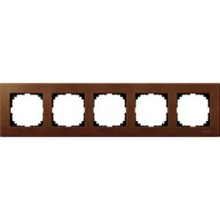 SCHNEIDER System M - Plaque Qtle Plan Merisier (MTN4055-3472)