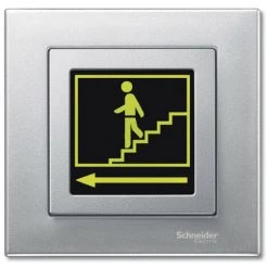 SCHNEIDER Enjoliveur Artec Pour Modules D'affichage à LED, Aluminium (MTN587060)