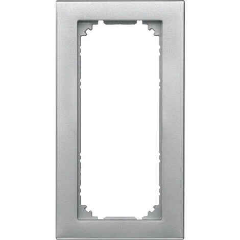 SCHNEIDER System M - Cadre Dbl. Plan Alu (MTN587360) 3 SCHNEIDER System M - Cadre Dbl. Plan Alu (MTN587360)