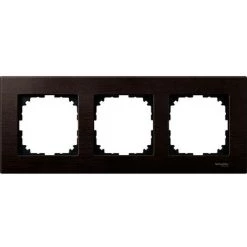 SCHNEIDER System M - Plaque Tple Plan Wenge (MTN4053-3471)