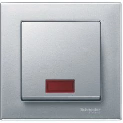 SCHNEIDER Enjoliveur M-Plan à Fenêtre Rectangulaire, Aluminium (MTN433860)