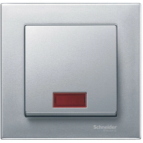 SCHNEIDER Enjoliveur M-Plan à Fenêtre Rectangulaire, Aluminium (MTN433860) 3 SCHNEIDER Enjoliveur M-Plan à Fenêtre Rectangulaire, Aluminium (MTN433860)