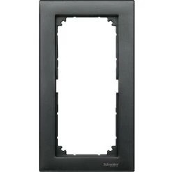 SCHNEIDER Plaque Finition Pour Prise Rasoir M-Plan, Anthracite (MTN488814)