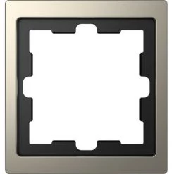 SCHNEIDER KNX - Cadre De Finition Pour écran Multitouch Pro - Métal Nickel (MTN4010-6550)