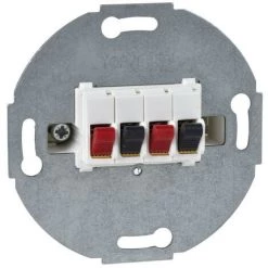 SCHNEIDER Mécanisme De Prise Haut-parleur, Double. Blanc (MTN467019)