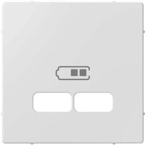 SCHNEIDER Système M - Enjoliveur Pour Prise Double USB 2.1A - Blanc Brillant Antibactérien (MTN4367-0325) 3 SCHNEIDER Système M - Enjoliveur Pour Prise Double USB 2.1A - Blanc Brillant Antibactérien (MTN4367-0325)