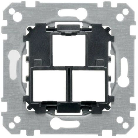 SCHNEIDER System M - Support RJ45 Pour Connecteur S-One Sans Connecteur (MTN4575-0000) 3 SCHNEIDER System M - Support RJ45 Pour Connecteur S-One Sans Connecteur (MTN4575-0000)