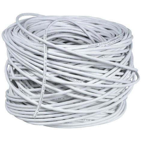 SCHNEIDER LexCom Home Performance - Câble 4 Paires S/FTP Cat.6 - Bobine 120m - Blanc (VDIR534810) 3 SCHNEIDER LexCom Home Performance - Câble 4 Paires S/FTP Cat.6 - Bobine 120m - Blanc (VDIR534810)