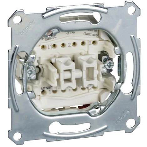 SCHNEIDER Aquadesign - Mécanisme Double Poussoir OF - 10A/250Vca - Connexion Rapide (MTN3159-0000) 3 SCHNEIDER Aquadesign - Mécanisme Double Poussoir OF - 10A/250Vca - Connexion Rapide (MTN3159-0000)