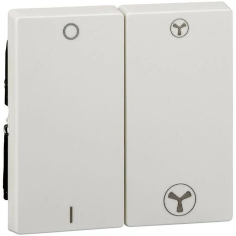 SCHNEIDER M-Plan Blanc, Enjoliveur Interrupteur VMC Avec Position Arrêt (MTN3401-0319) 3 SCHNEIDER M-Plan Blanc, Enjoliveur Interrupteur VMC Avec Position Arrêt (MTN3401-0319)