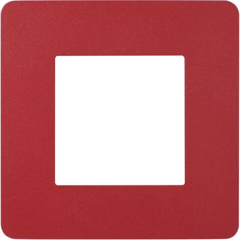 SCHNEIDER Plaque De Finition 1 Poste Rouge Unica 3 SCHNEIDER Plaque De Finition 1 Poste Rouge Unica