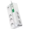 Bloc Parafoudre 6 Prises 2P+T (2300W) + 2 USB - Blanc - Schneider 1 Bloc Parafoudre 6 Prises 2P+T (2300W) + 2 USB - Blanc - Schneider -SCHNEIDER Soldes 41310019 1