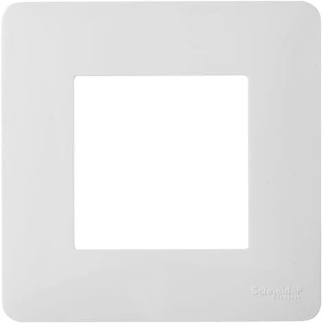 SCHNEIDER Plaque De Finition 1 Poste Blanc Unica 3 SCHNEIDER Plaque De Finition 1 Poste Blanc Unica