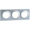 SCHNEIDER Plaque De Finition 3 Postes Entraxe 71mm Aluminium Odace -SCHNEIDER Soldes 41382902 1