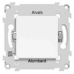 Schneider ALB81051 Interrupteur Va-et-vient 16A 250V Blanc Sans Plaque ALVAIS - Blanc