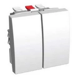 Schneider ALB45056 - Altira Interrupteur 16A Double Va-et-vient - Blanc