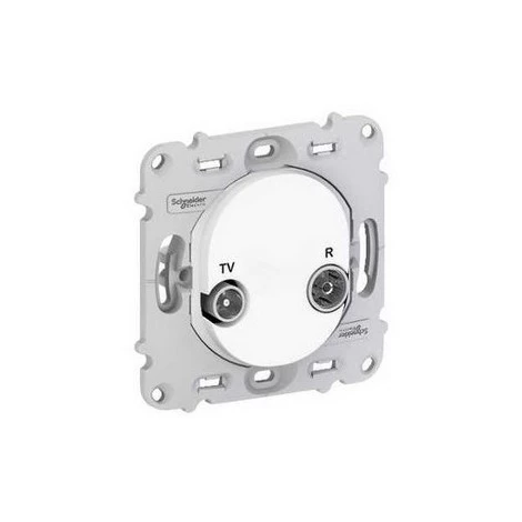 Schneider Ovalis S261451 - Prise TV/R Sans Plaque - BLANC 3 Schneider Ovalis S261451 - Prise TV/R Sans Plaque - BLANC