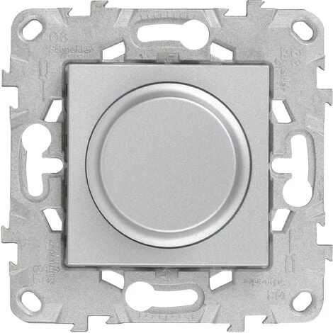 SCHNEIDER Variateur De Lumière Universel LED Aluminium Unica 3 SCHNEIDER Variateur De Lumière Universel LED Aluminium Unica