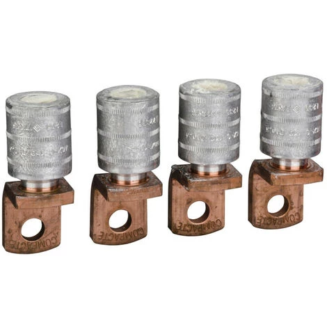 SCHNEIDER Compact NSX - 4 Cosses à Sertir Câble Alu. 300mm² - Sépa. Phases - NSX400/630 (LV432507) 3 SCHNEIDER Compact NSX - 4 Cosses à Sertir Câble Alu. 300mm² - Sépa. Phases - NSX400/630 (LV432507)