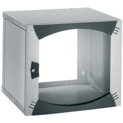 SCHNEIDER Actassi Coffret Mural OPB 15U L600 P600 Châssis Fixe 19P - Porte Vitrée - R7035 (NSYOPB15U6F)